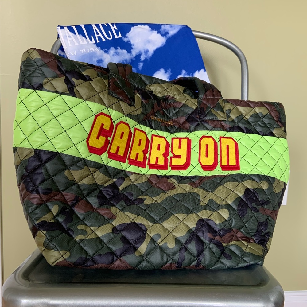 MZ Wallace medium metro tote. Used once. Comes with dust bag.